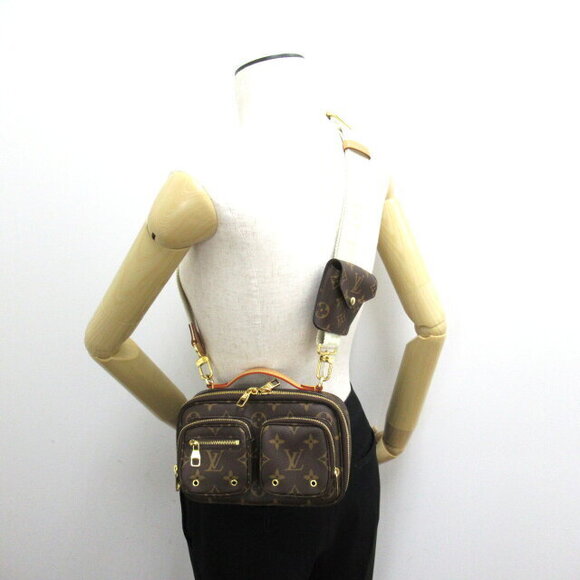 Louis Vuitton Utility Crossbody Bag Canvas Monogram Brown - Picture 5 of 10